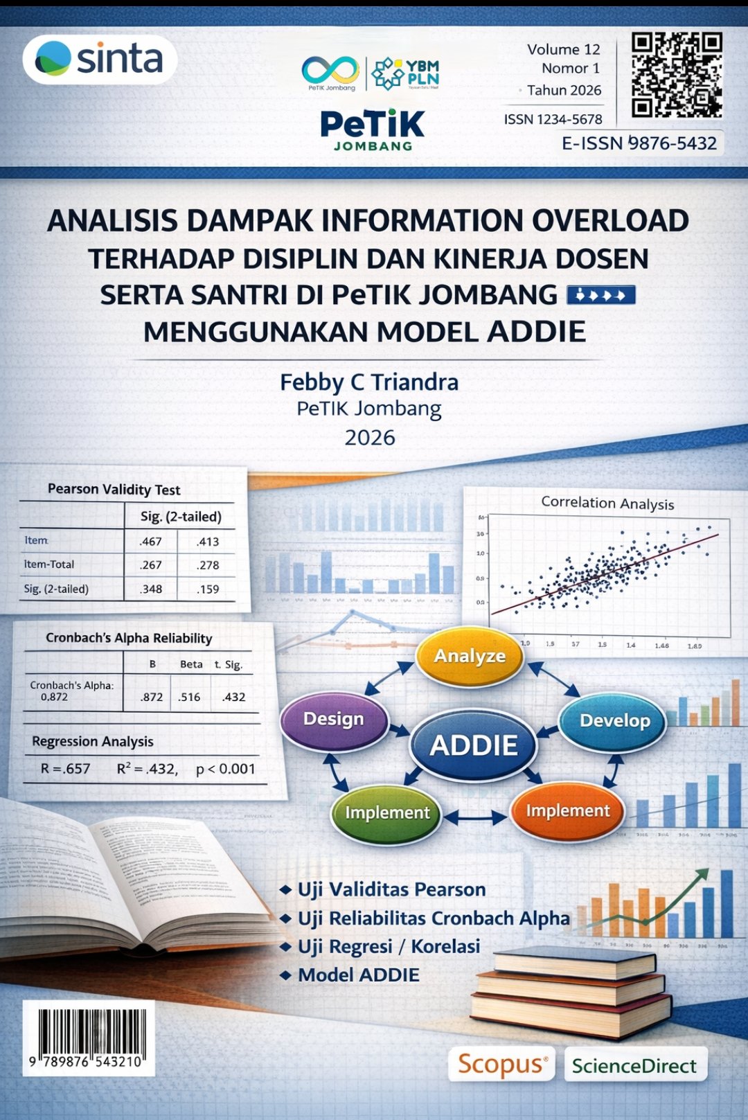 ANALISIS DAMPAK INFORMATION OVERLOAD TERHADAP DISIPLIN DAN KINERJA DOSEN SERTA SANTRI DI PeTIK JOMBANG MENGGUNAKAN MODEL ADDIE